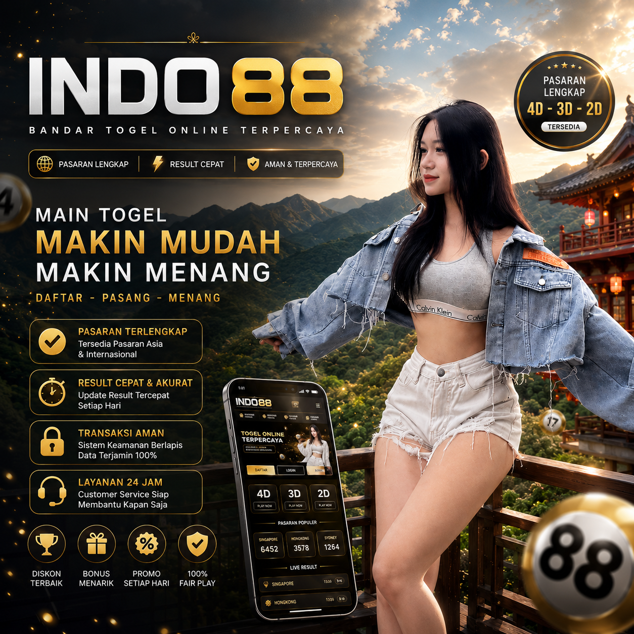 INDO88 🪙 Kilau Baru Toto Togel dengan Panorama Pasaran Dunia